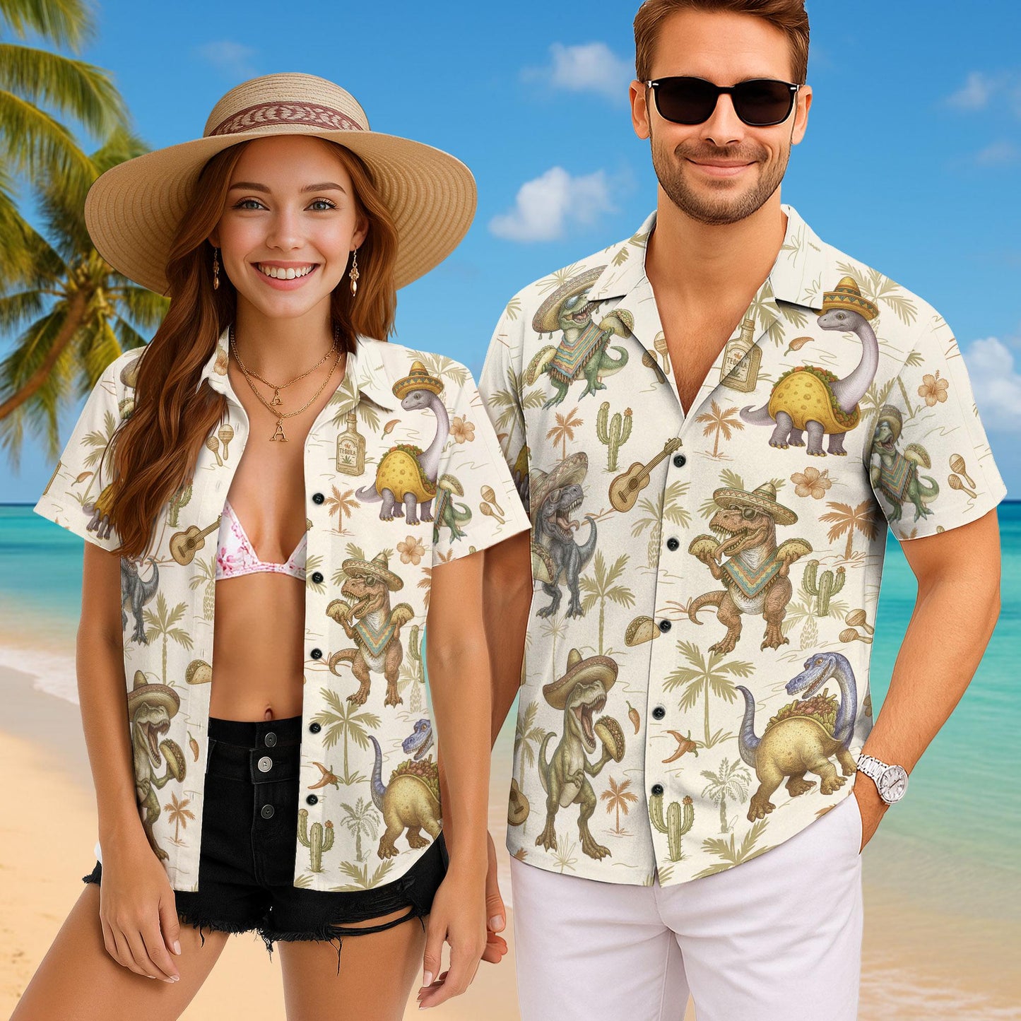 Dinosaur Hawaiian Shirts, Dinosaur Hawaiian Shirt