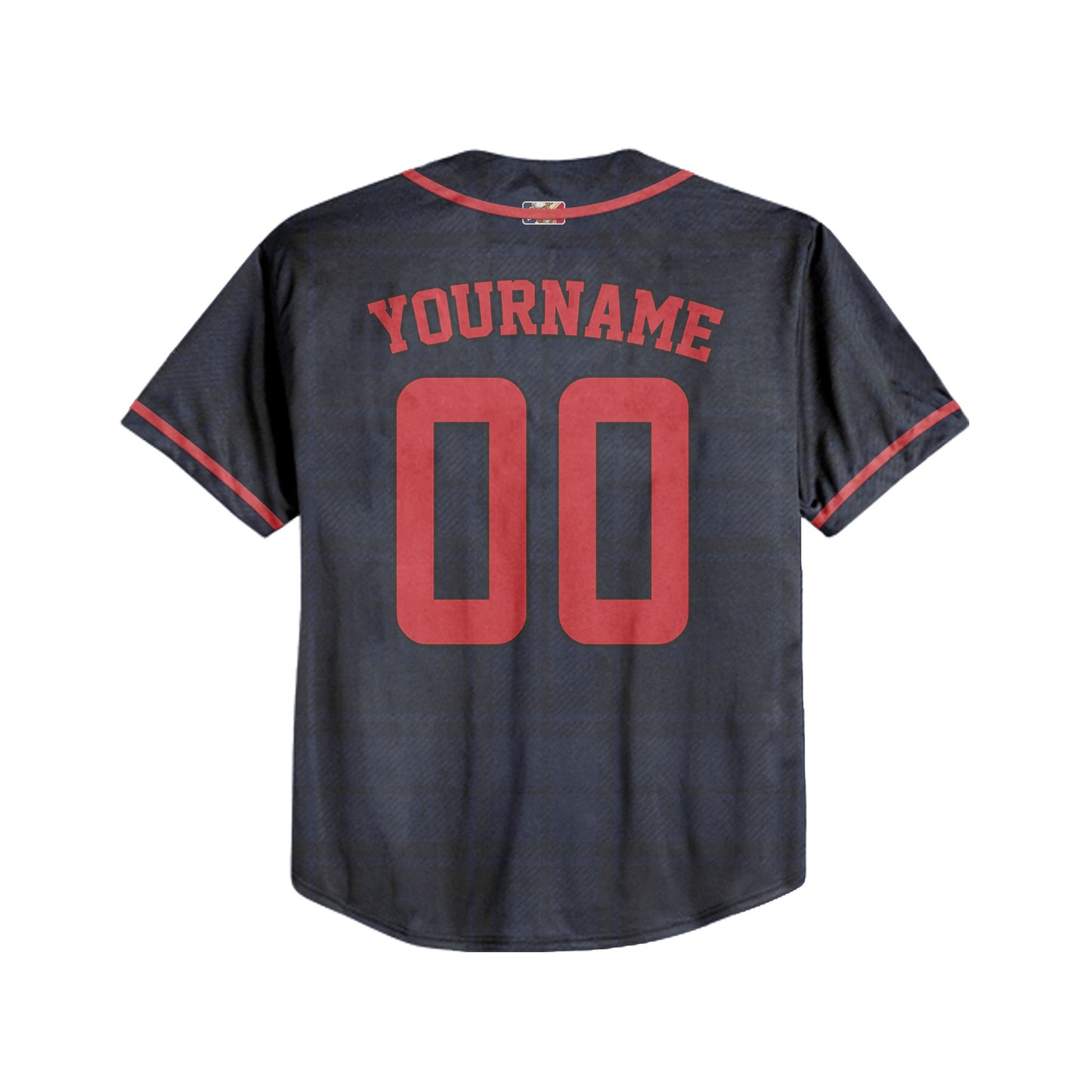 Custom Christmas Holiday Gift Box Navy Baseball Jersey