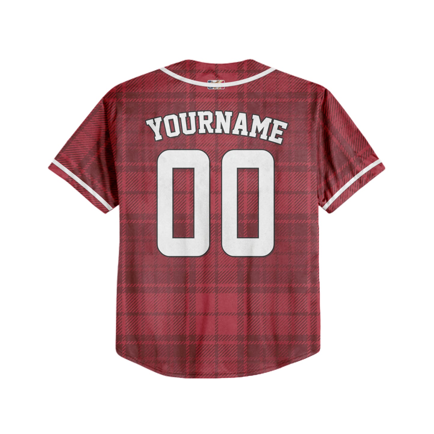Custom Christmas Holiday Gift Box Red Baseball Jersey