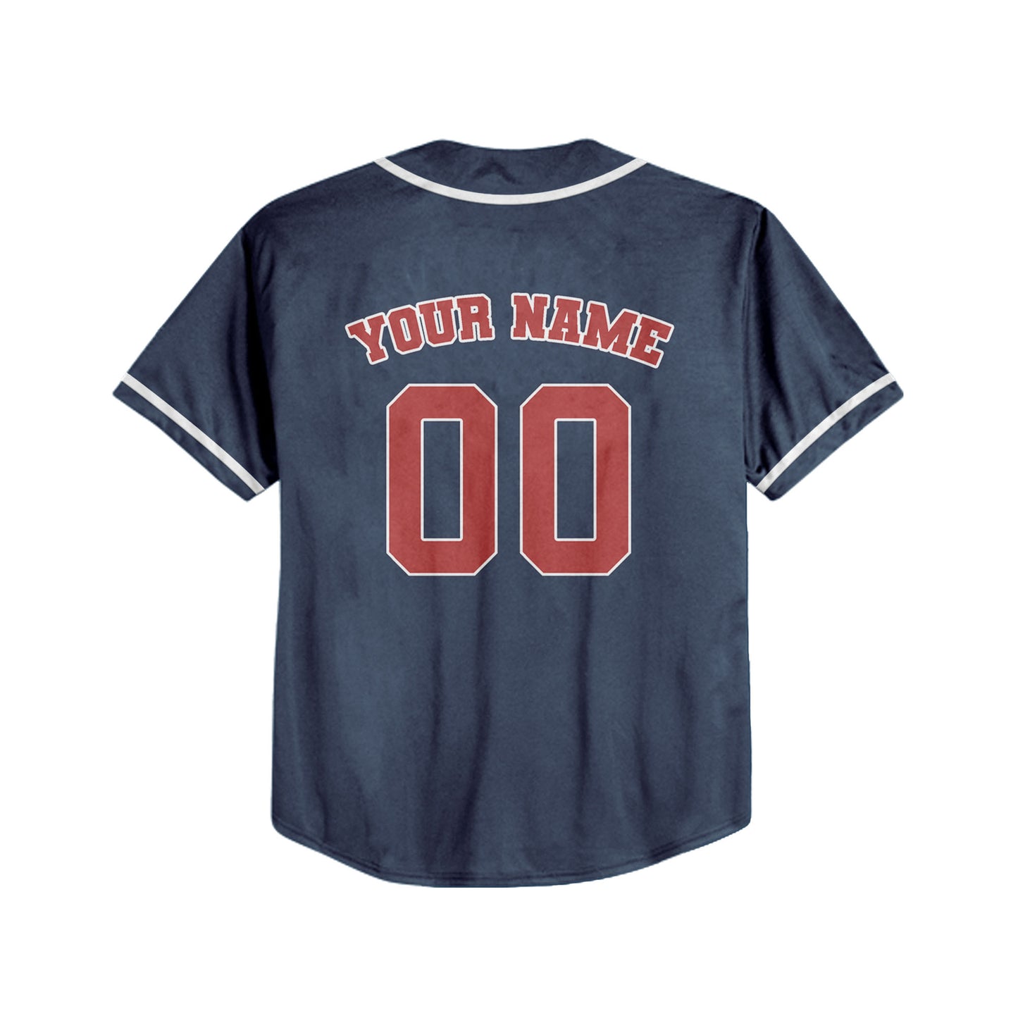 Personalized Name Custom Collection Dark Blue Baseball Jersey