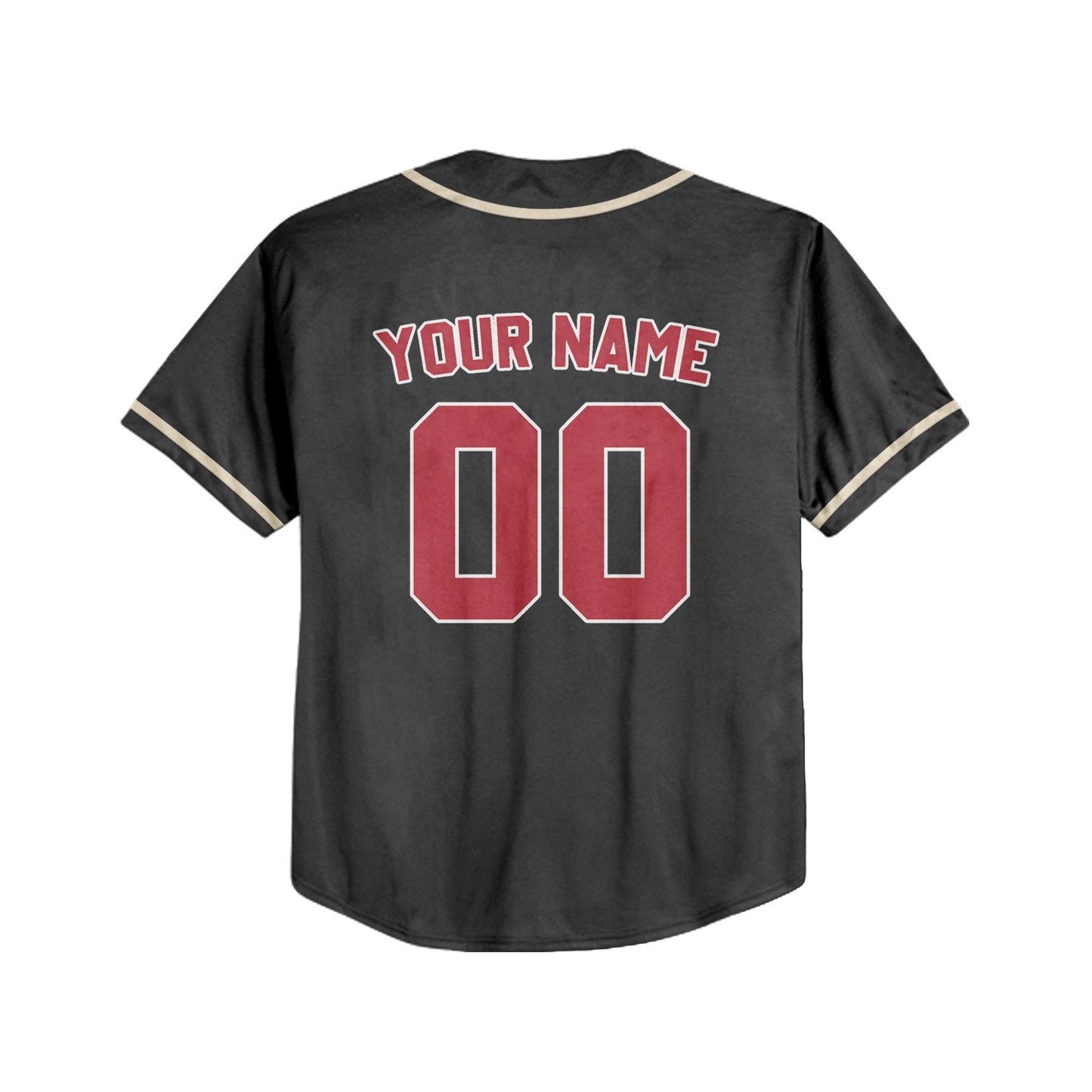 Personalized Team Name And Number Custom Collection Great Black Baseball Jersey