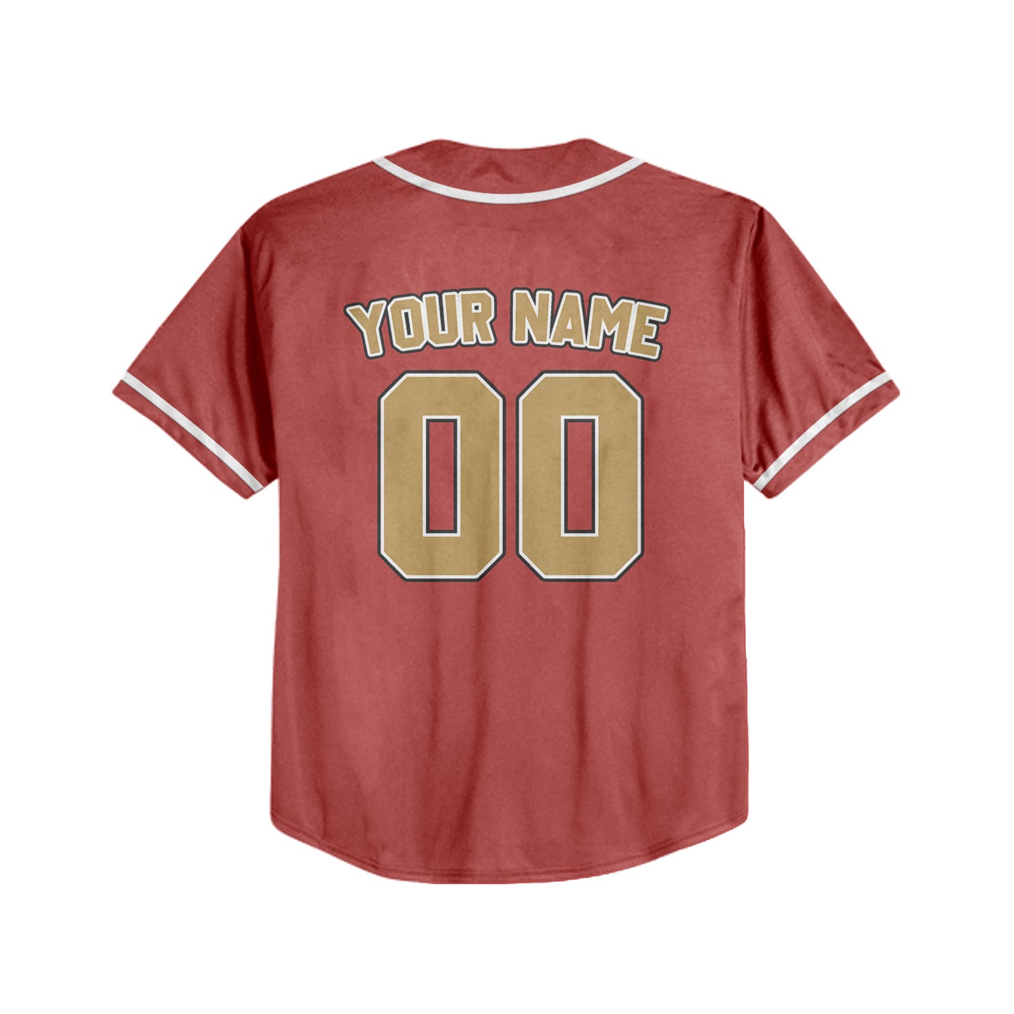 Personalized Team Name And Number Custom Collection Great Red Baseball Jersey