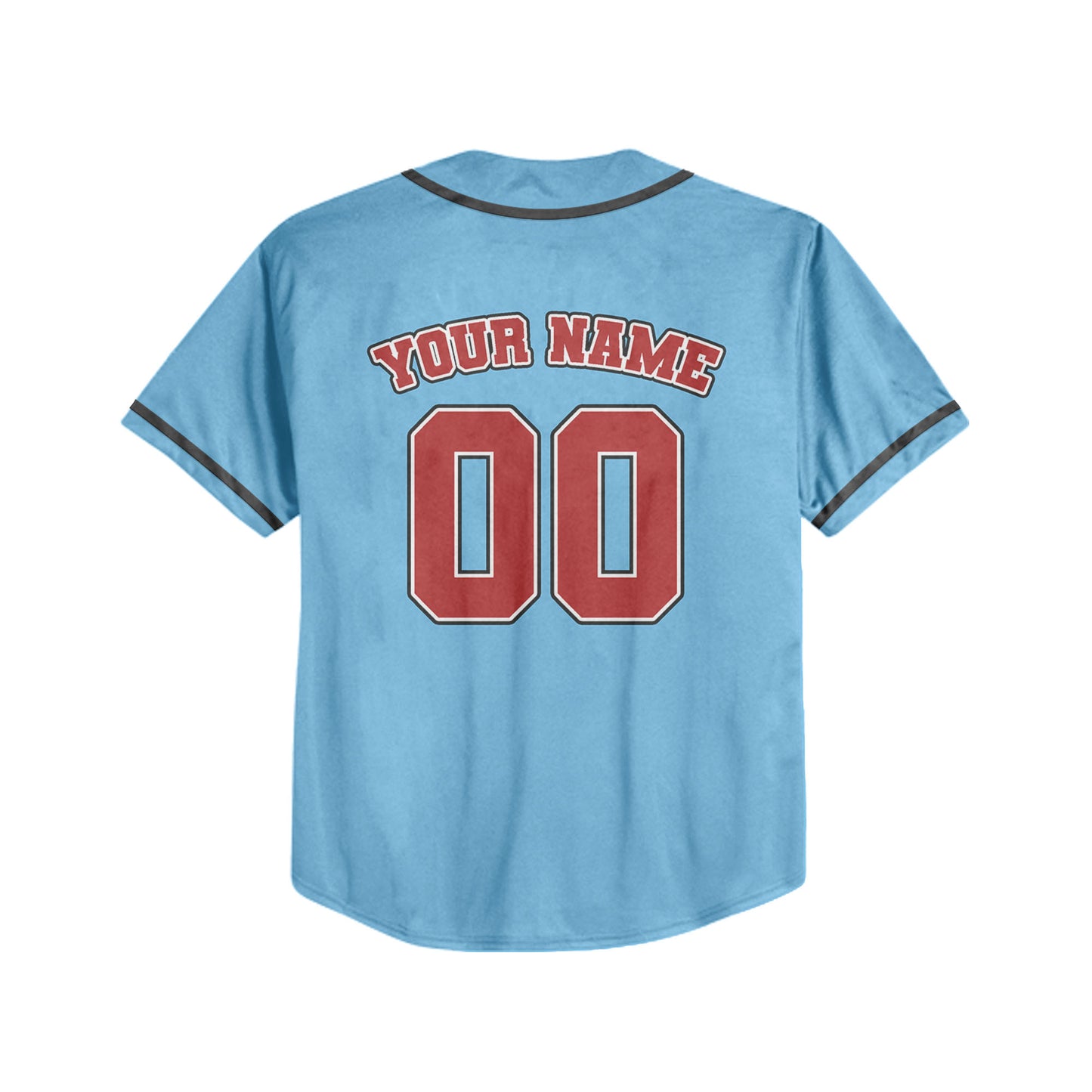 Personalized Team Name Awesome Custom Collection Blue Color Baseball Jersey