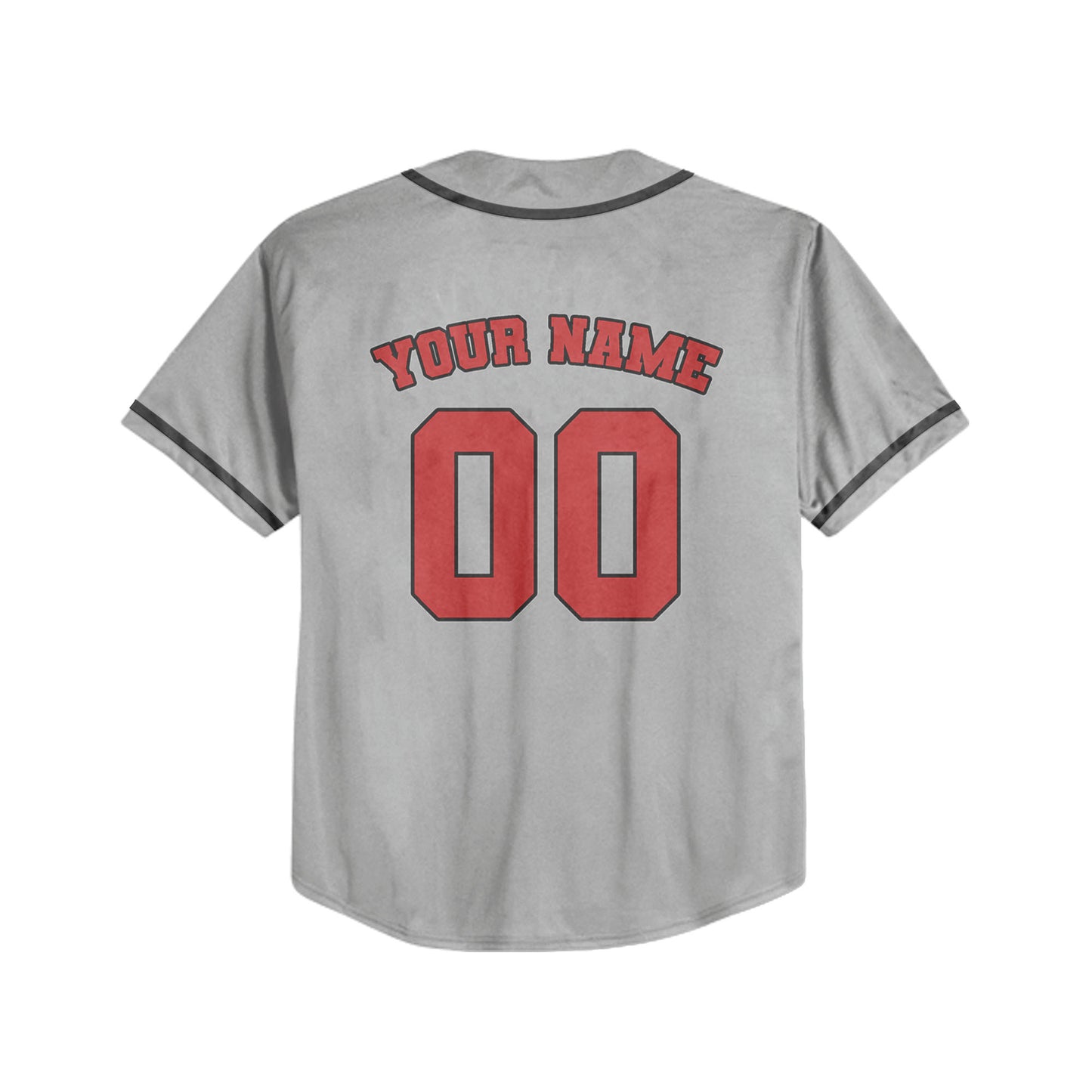 Personalized Team Name Awesome Custom Collection Gray Color Baseball Jersey