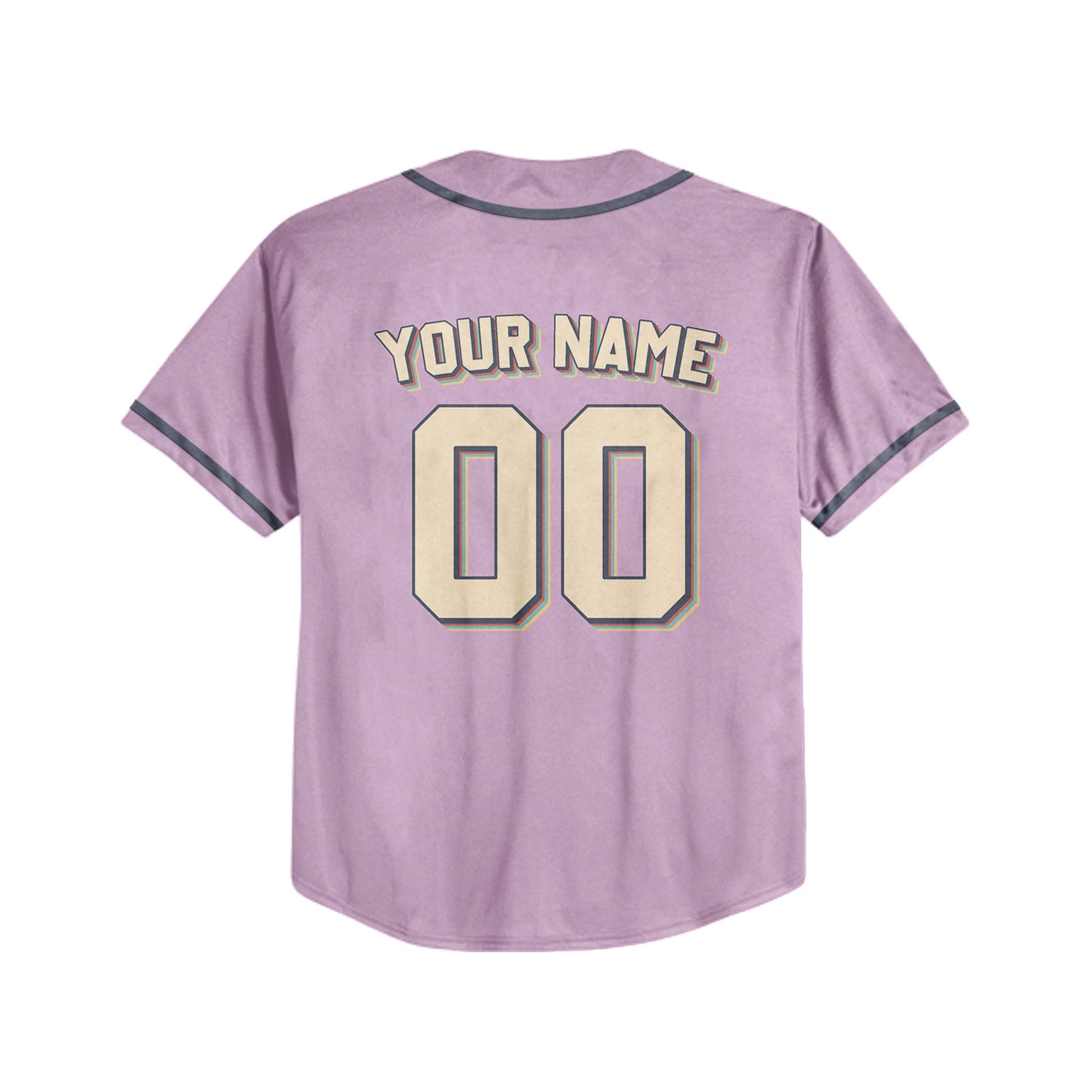 Personalized Vintage Team Name Custom Collection Pink Baseball Jersey