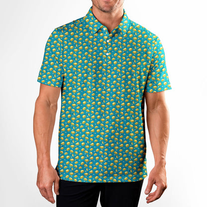 Pimento Cheese Sandwich Golf Polo Shirt, Golf Polo Shirt