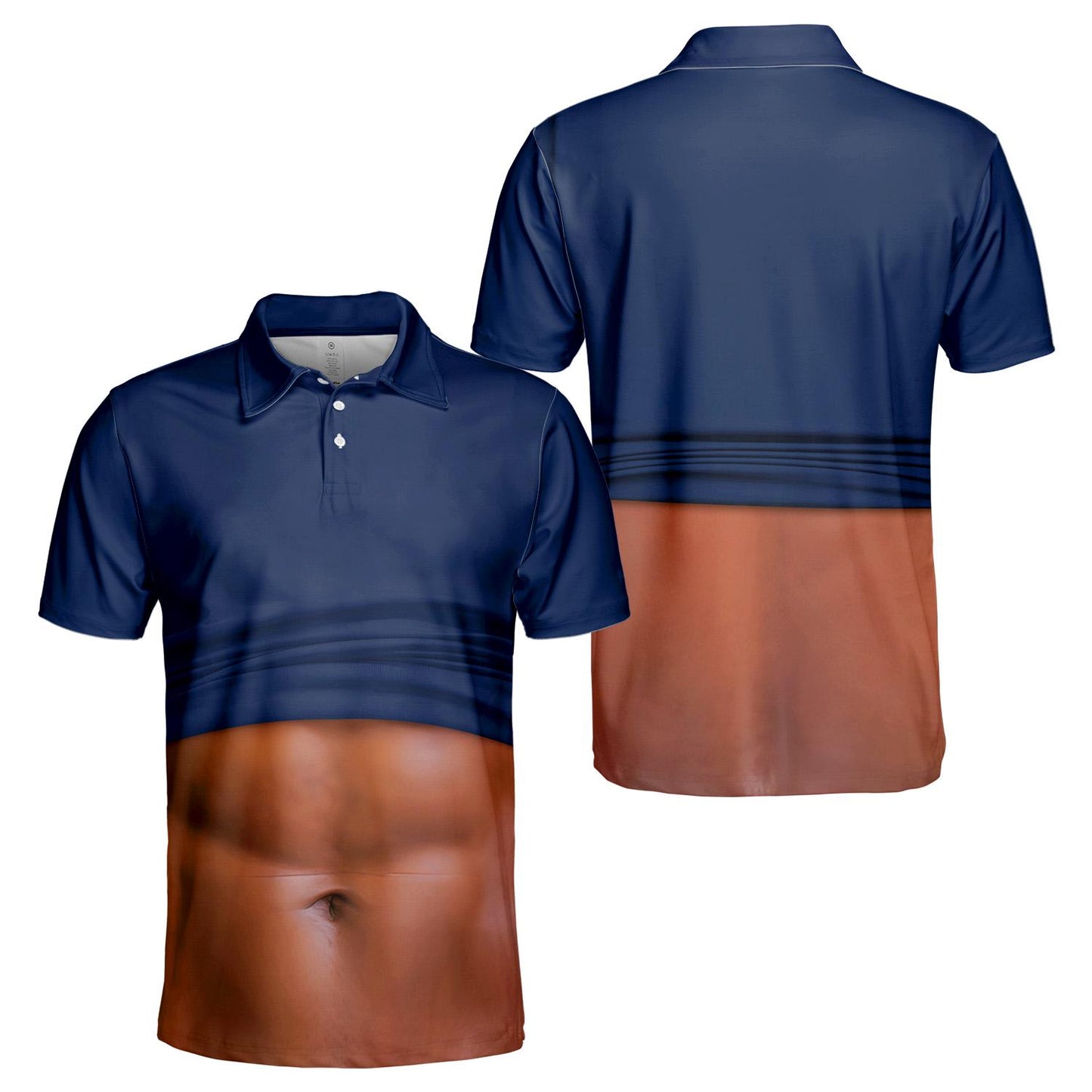 Funny Belly Polo Shirt for Men, Dad Bod  Novelty Beer Belly Shirt,