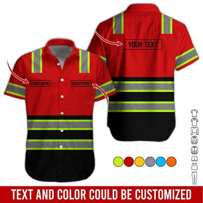 Personalized Brand Workwear Button Shirt: Custom Non Reflective Team Company Uniform