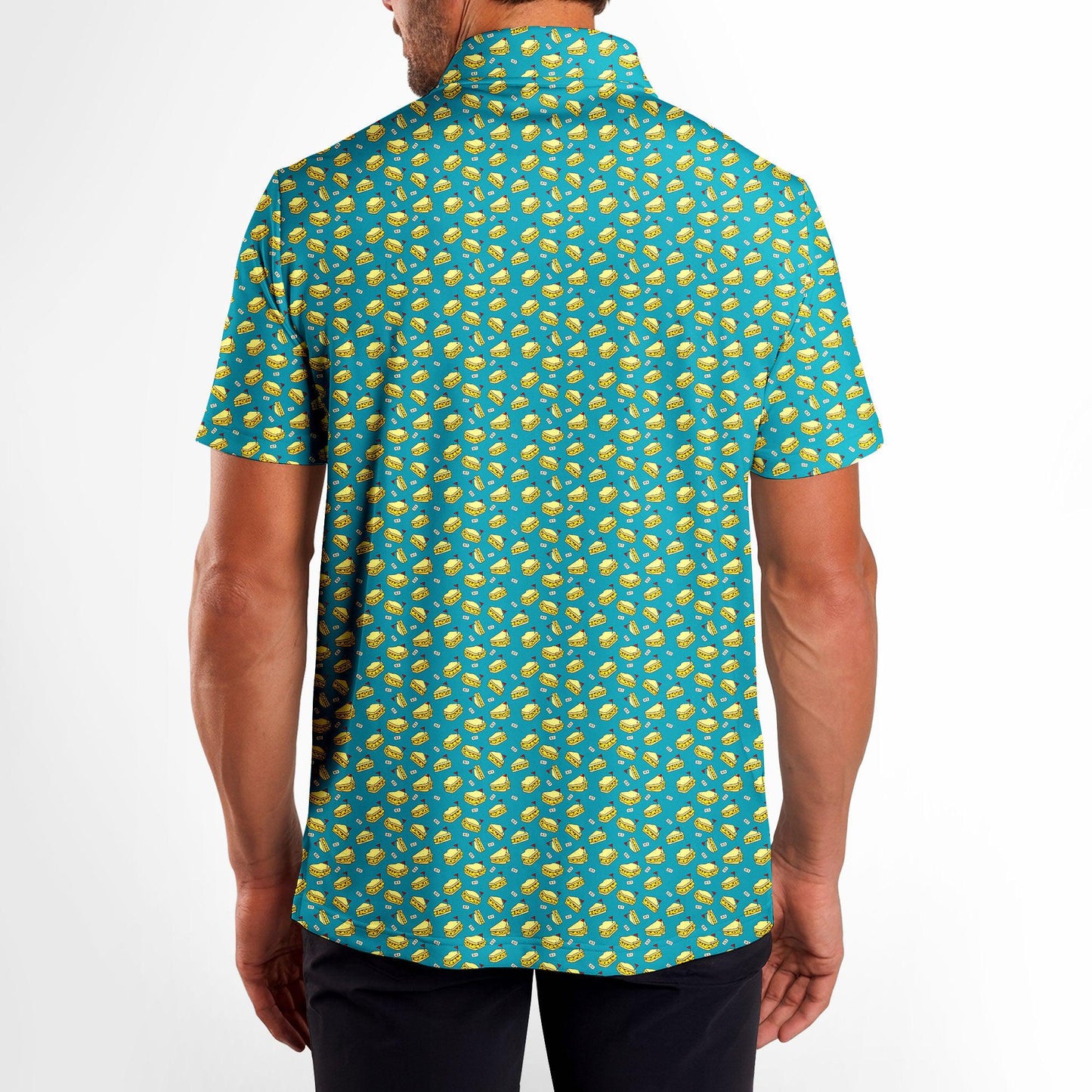 Pimento Cheese Sandwich Golf Polo Shirt, Golf Polo Shirt