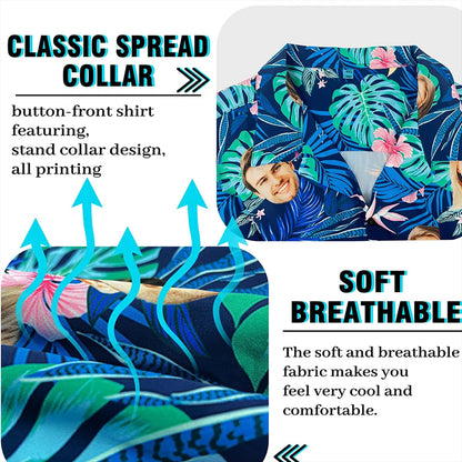 Custom Name Phone Number Mechanic Hawaii Shirt