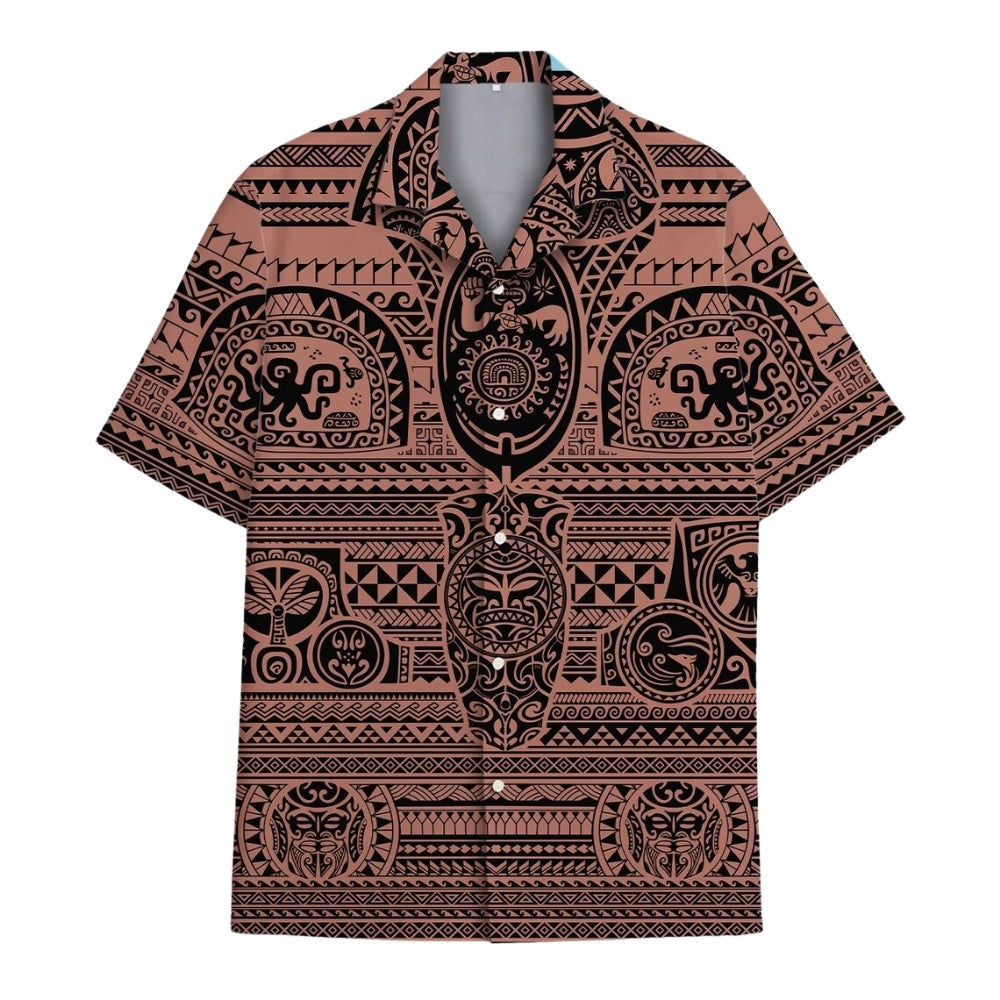 Tribal Tiki Hawaiian Shirt Men And Women, Tiki Hawaiian Shirts HE0047