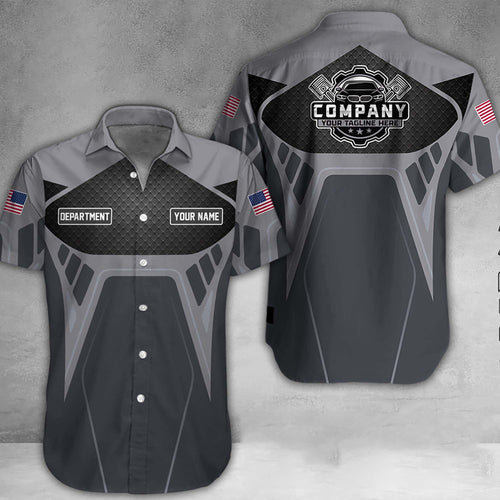 Custom Mechanic 3D All Over Print Shirt, Auto Repair Uniform
