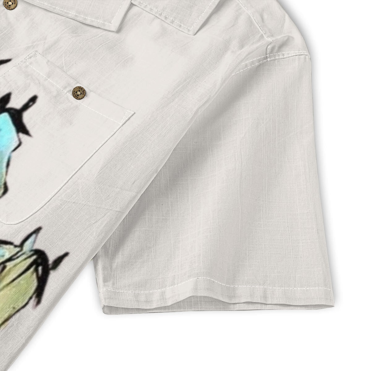 Blue Horse Art Hawaiian Shirt