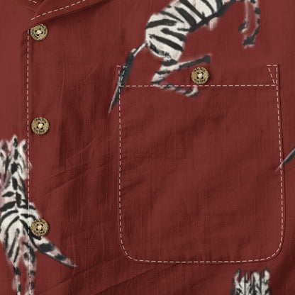 Retro zebra scroll