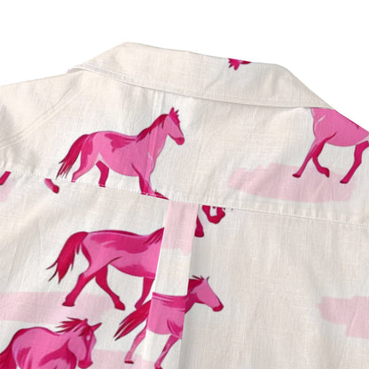 Pink Horse Hawaiian Shirt