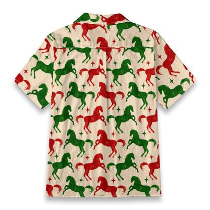 Christmas Horse Hawaiian Shirt