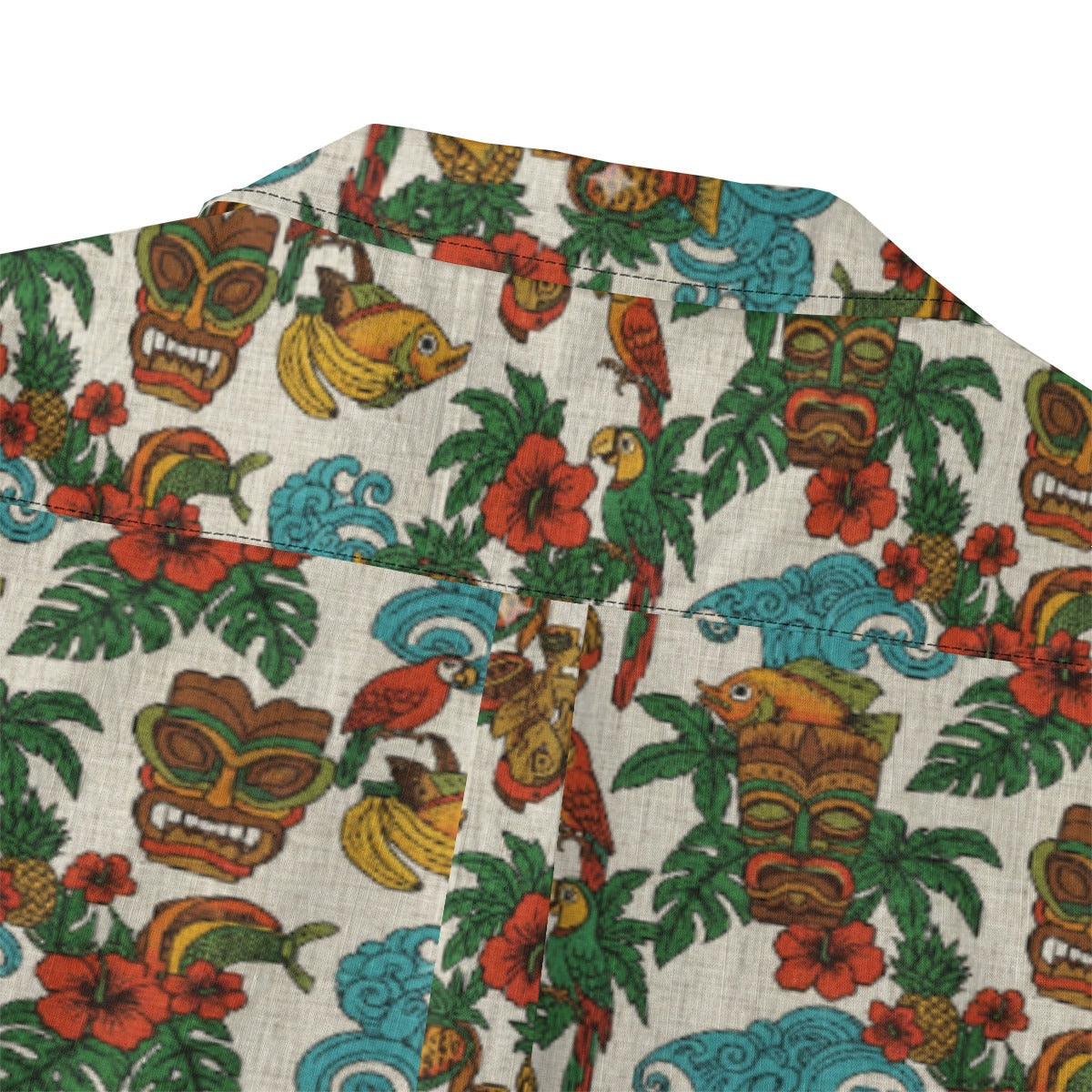 Retro tropical totem