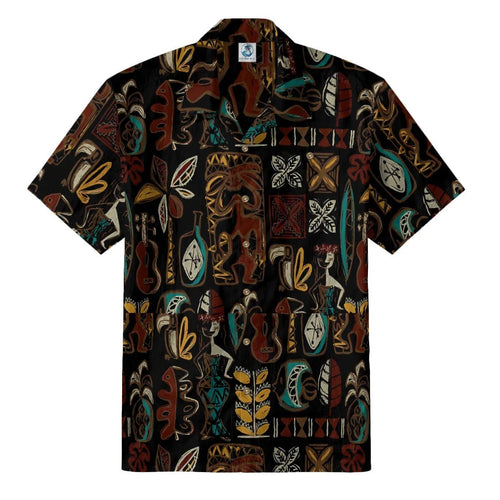 Retro aloha tribal art
