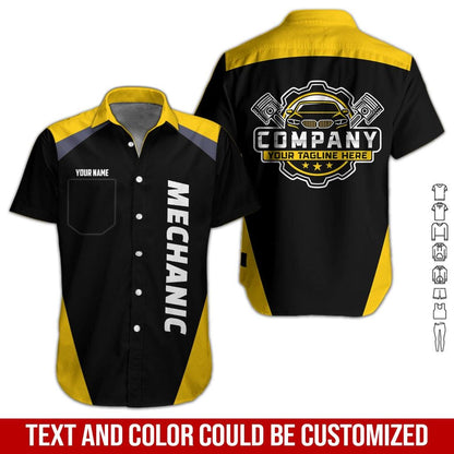 Custom Mechanic Work Shirt: Personalized Auto Repair Uniform