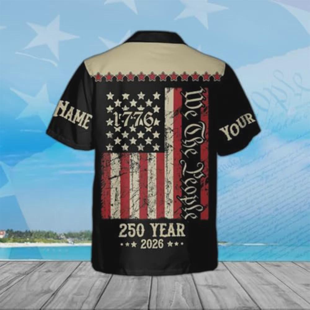 America 250th Anniversary Hawaiian Shirt