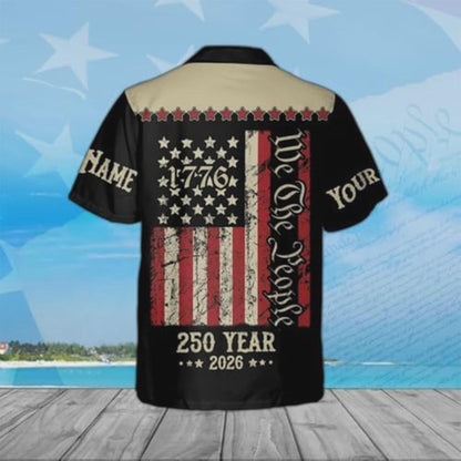 America 250th Anniversary Hawaiian Shirt