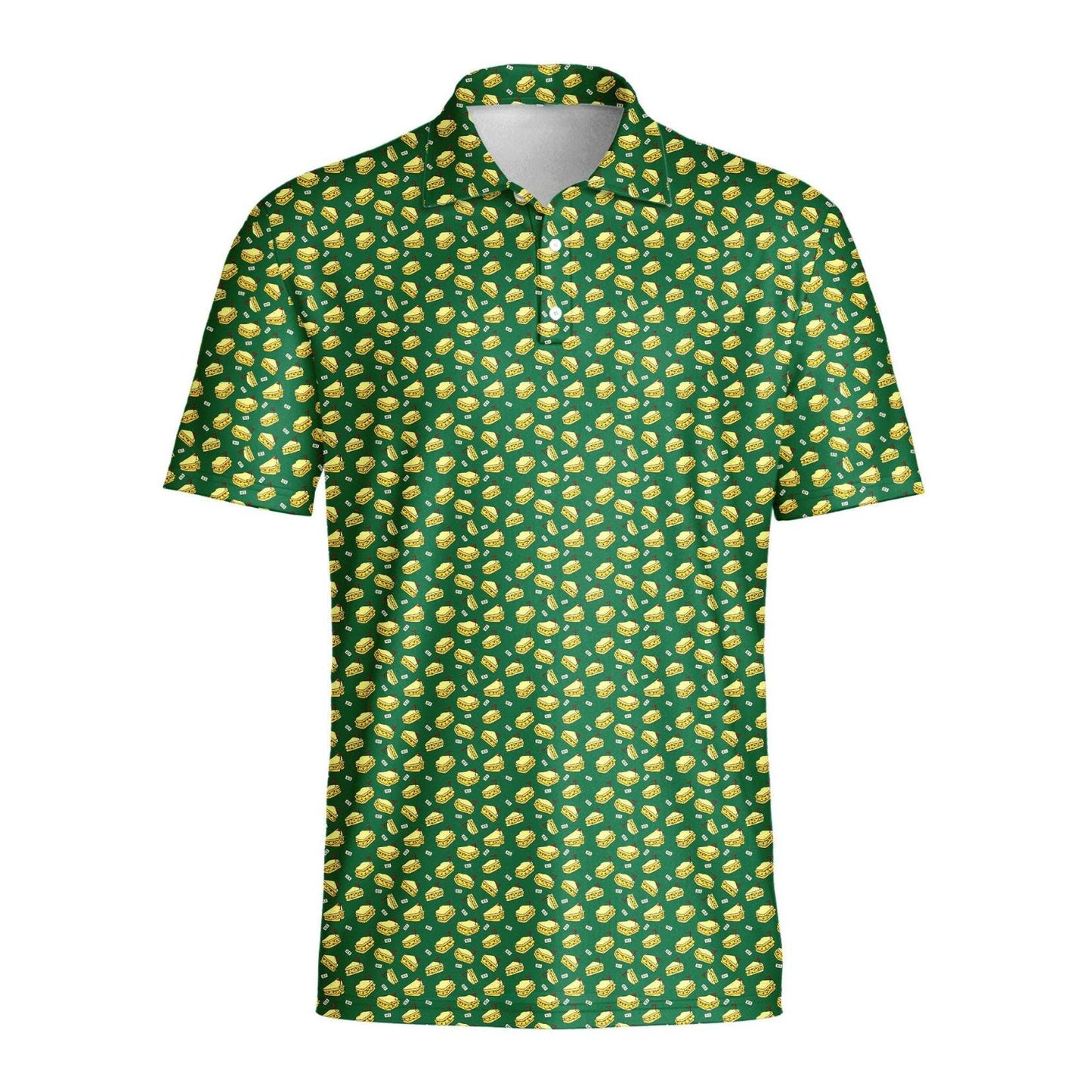 Pimento Cheese Sandwich Golf Polo Shirt, Golf Polo Shirt
