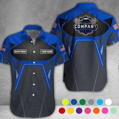 Custom Mechanic 3D All Over Print Shirt, Auto Repair Uniform