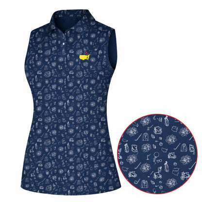 Golf Polo Shirt Masters Inspired, Augusta Green Pattern Polo Outfit Shirt