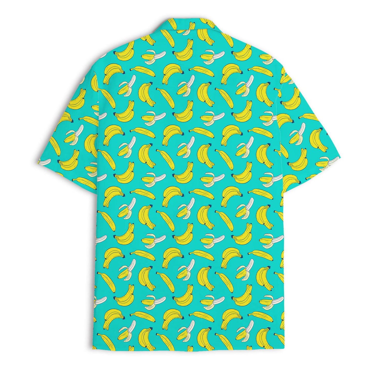 Banana Hawaiian Shirt, Tropical Print Button Down