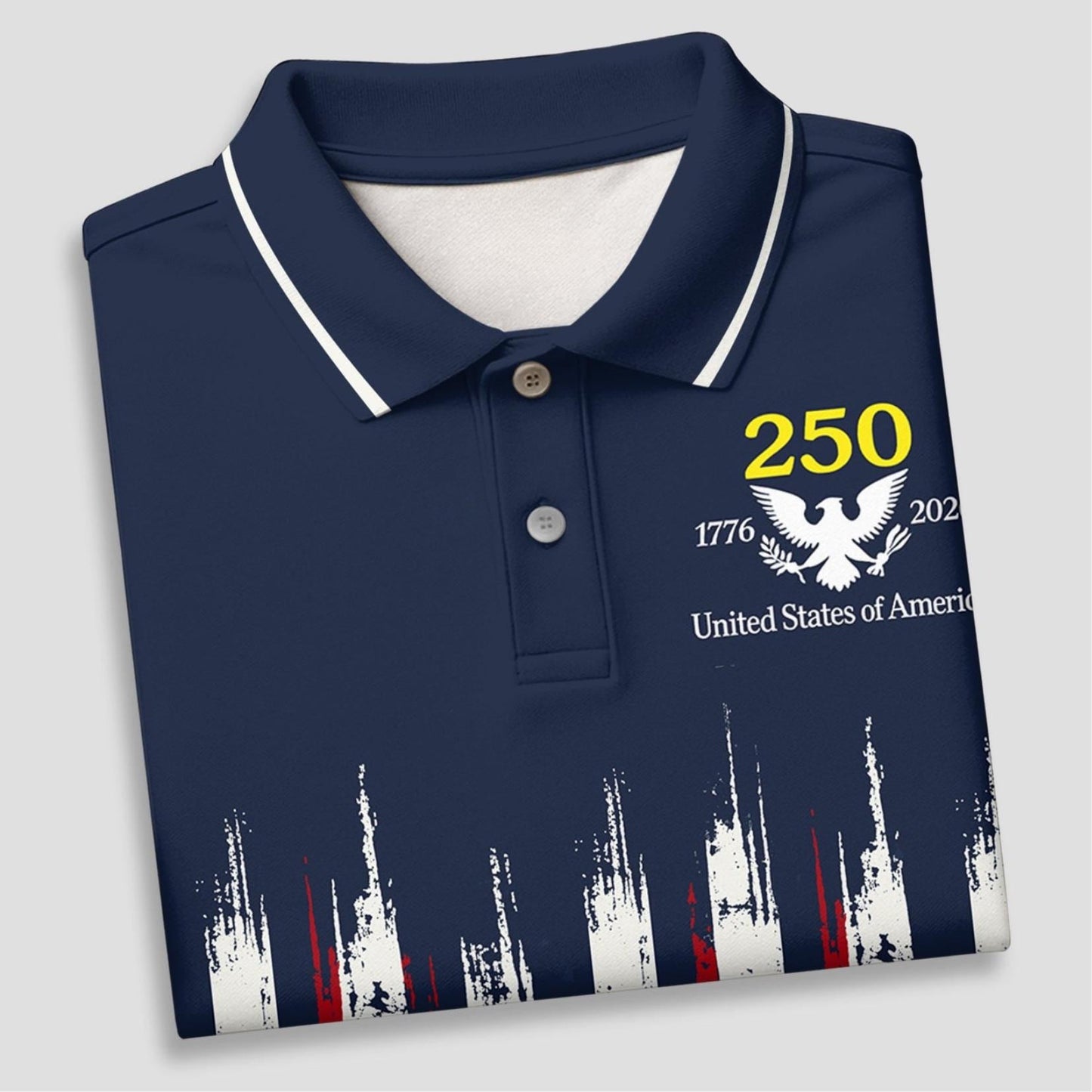 America 250 Polo Shirt, 1776–2026 USA 250th Anniversary Golf Shirt