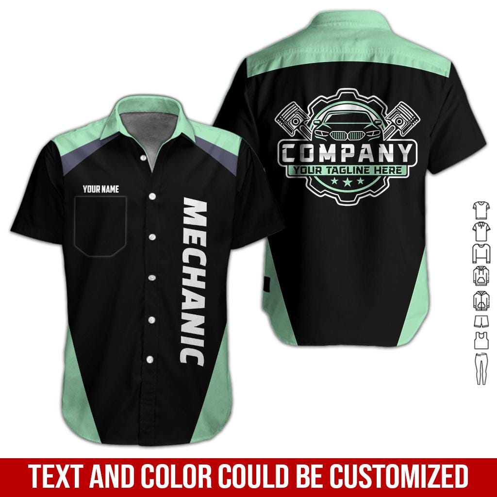 Custom Mechanic Work Shirt: Personalized Auto Repair Uniform