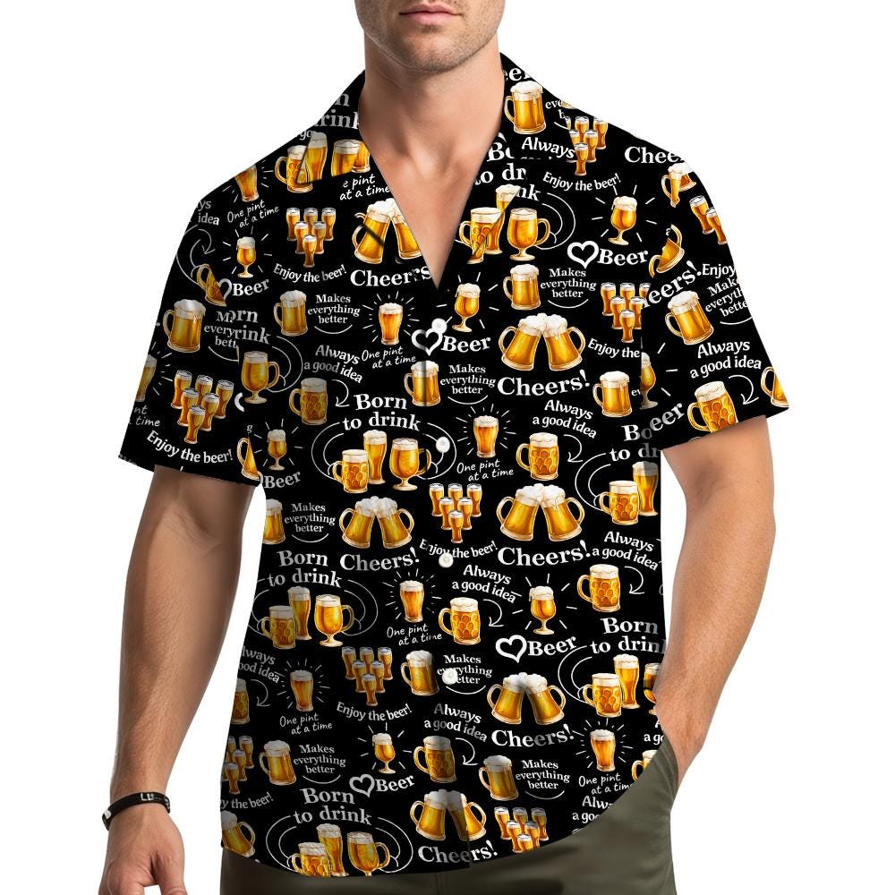 Beer Hawaiian Shirt Men Women, Cheers Aloha Shirt