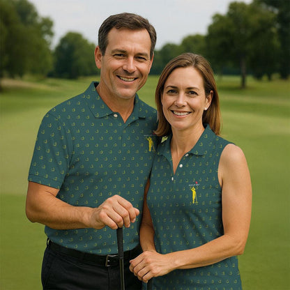 Suck At Golf Augusta Golf Polo Shirt