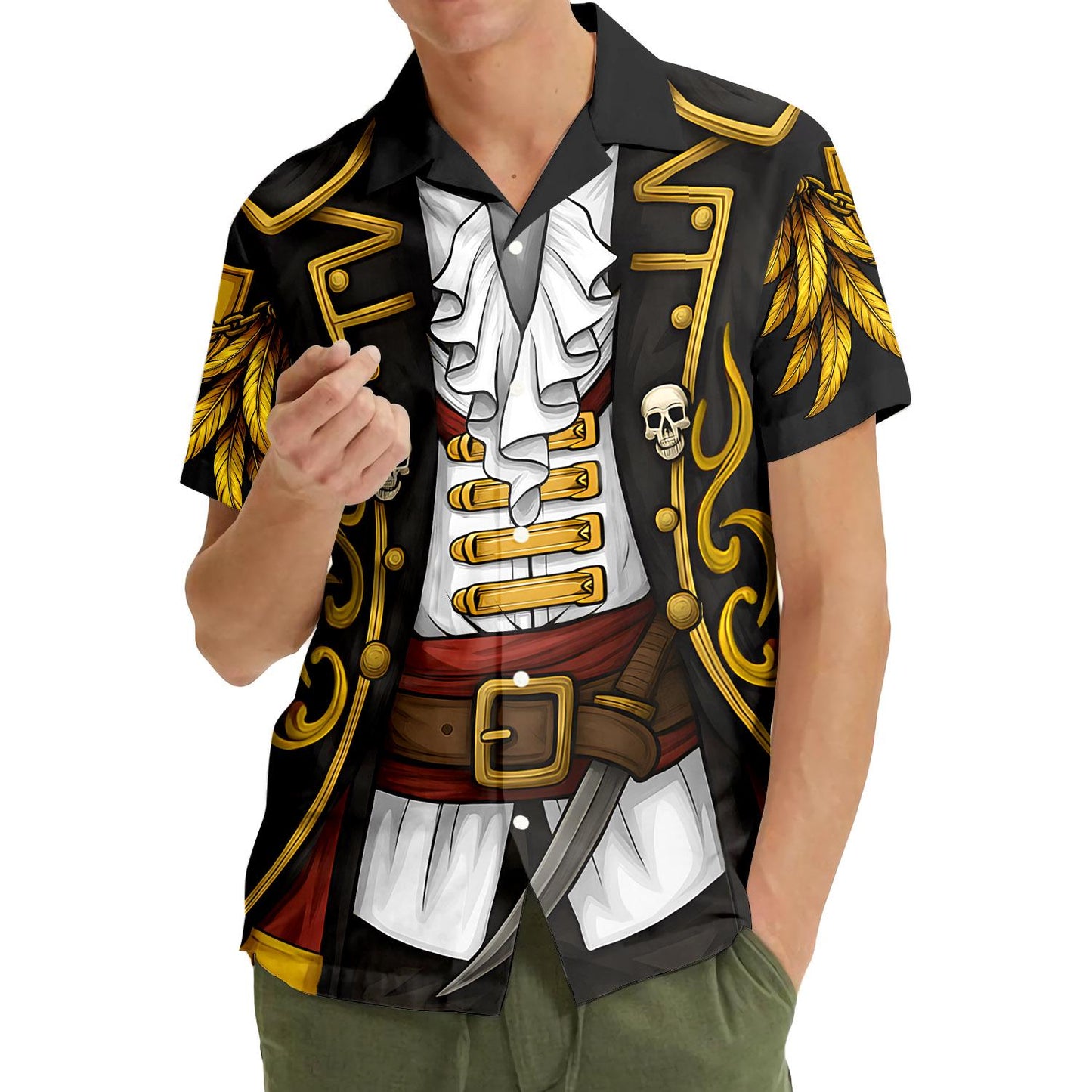 Pirate Costume Hawaiian Shirt