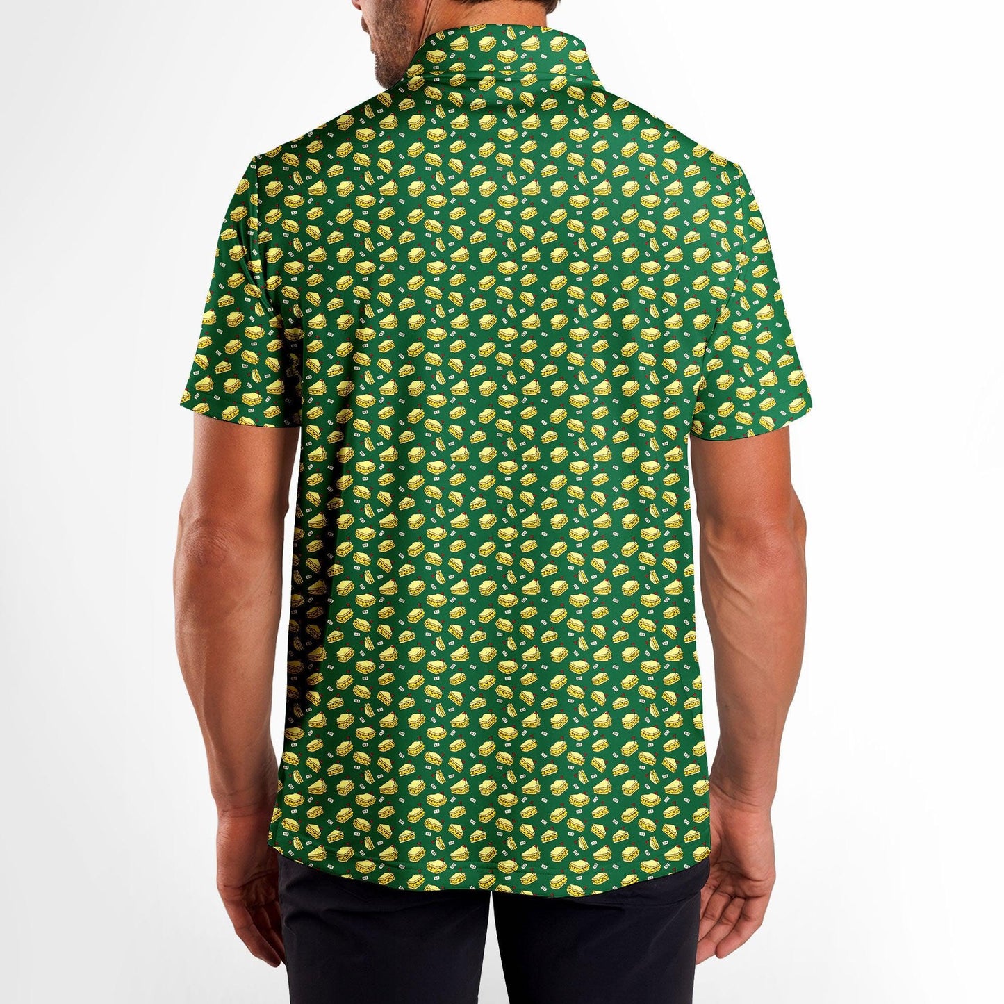 Pimento Cheese Sandwich Golf Polo Shirt, Golf Polo Shirt