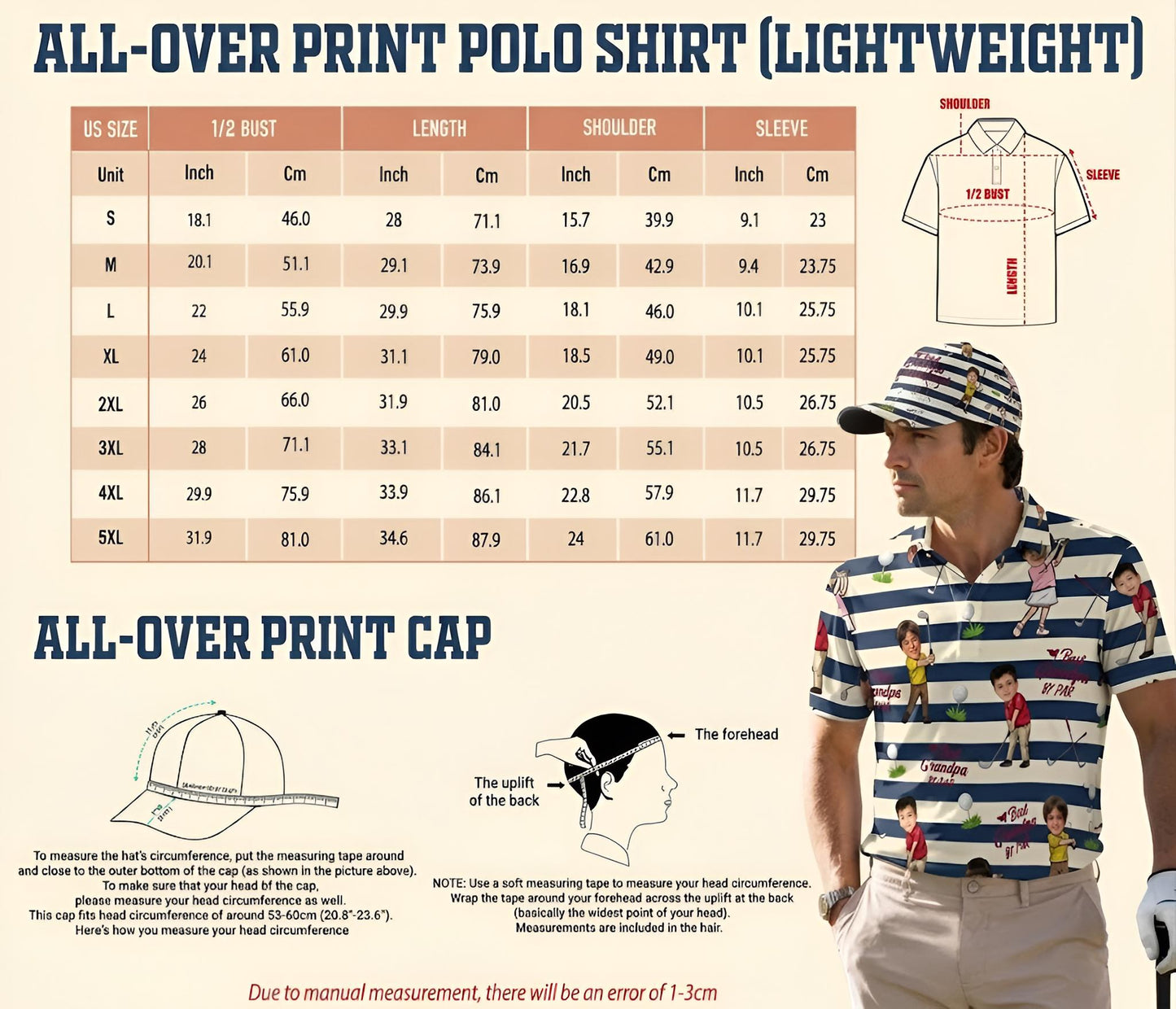 Custom America 250th Anniversary Polo Shirt