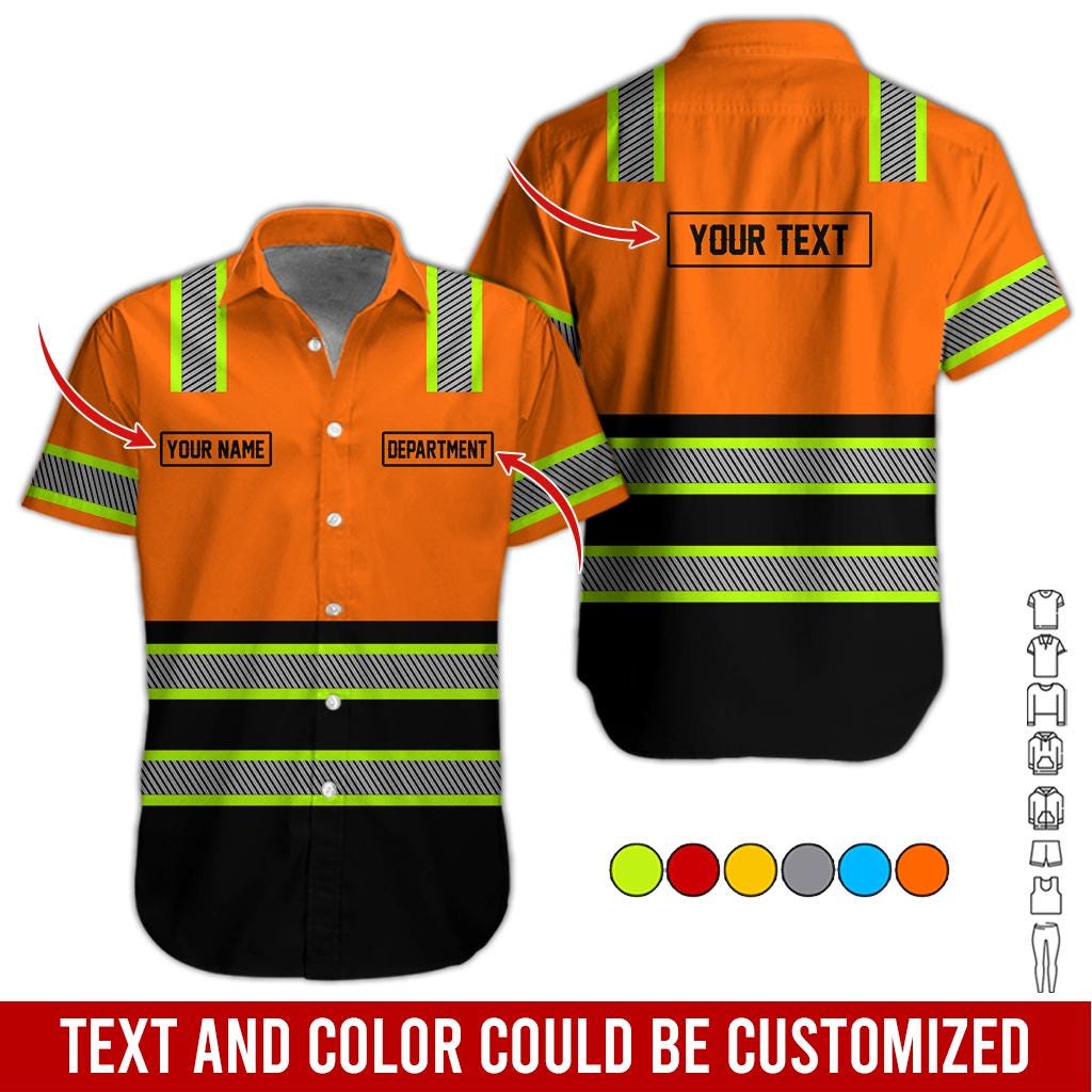 Personalized Brand Workwear Button Shirt: Custom Non Reflective Team Company Uniform