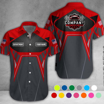 Custom Mechanic 3D All Over Print Shirt, Auto Repair Uniform