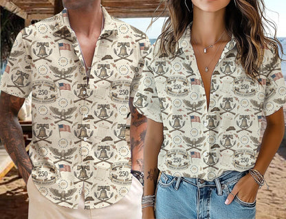 American Independence 250 Hawaiian Shirt