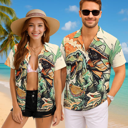 Dinosaur Hawaiian Shirts, Dinosaur Hawaiian Shirts For Women