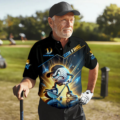 I Was One Under Today Custom Men's Golf Polo Shirt