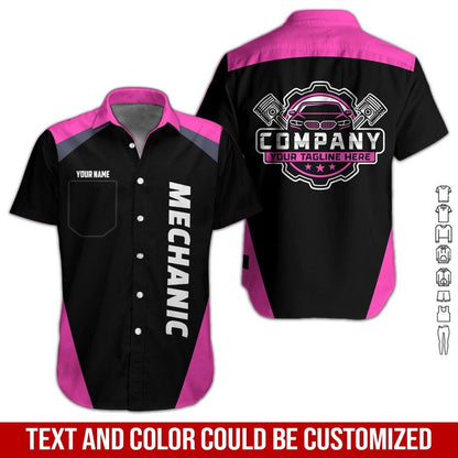Custom Mechanic Work Shirt: Personalized Auto Repair Uniform