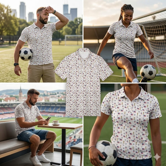 World Cup 2026 USA Polo ShirtMen Women Polo