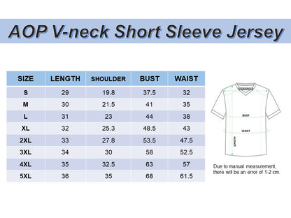 Personalized Team Name And Number Football Jersey, Custom V-neck Short Sleeve Jersey Shirt