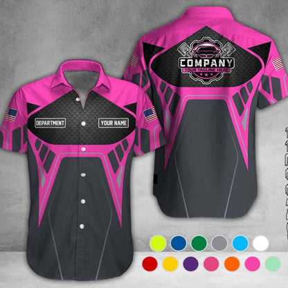 Custom Mechanic 3D All Over Print Shirt, Auto Repair Uniform