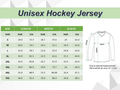 Personalized Mardi Gras Hockey Jersey, Custom Name Mardi Gras Hockey Jersey