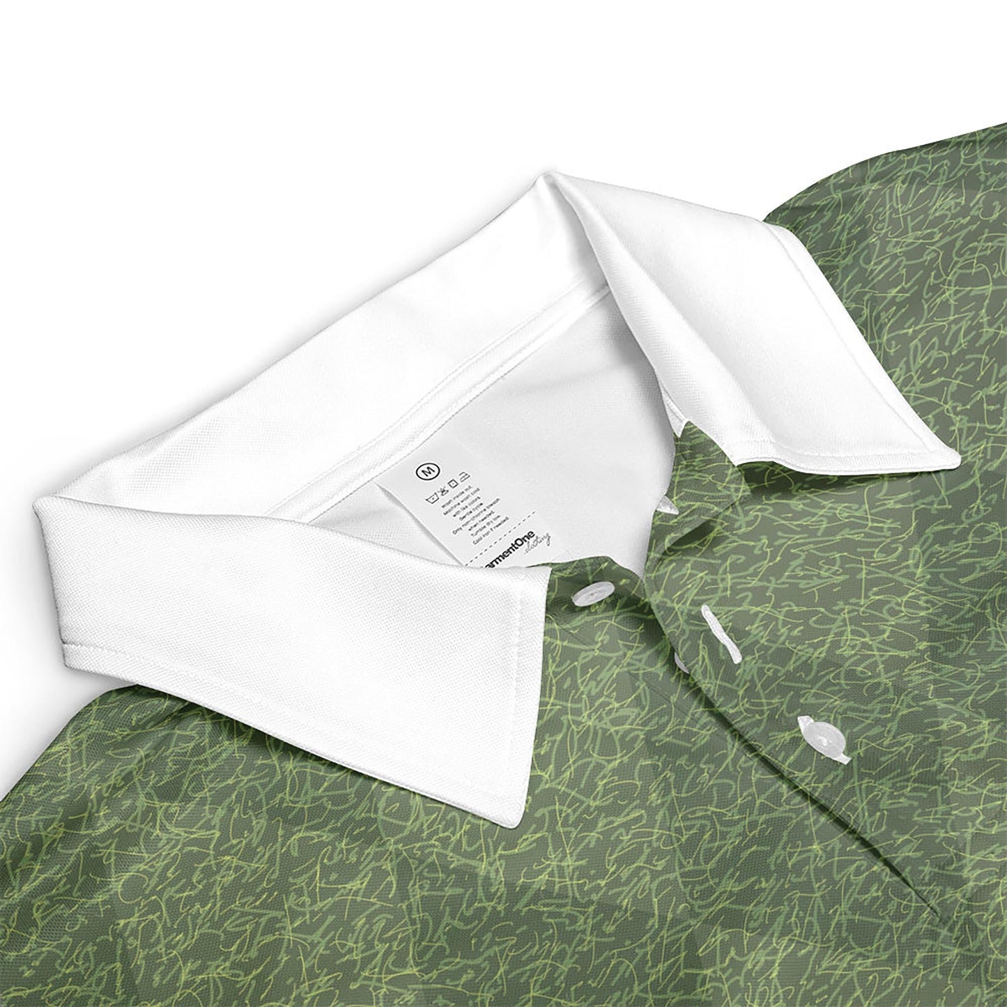Green Grass Golf Polo Shirt, Custom Golf Shirt for Men Dad, Golf Lover Gift