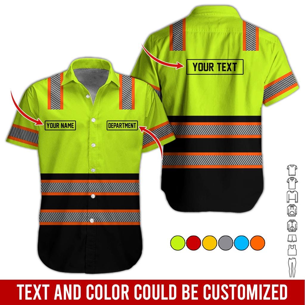 Personalized Brand Workwear Button Shirt: Custom Non Reflective Team Company Uniform