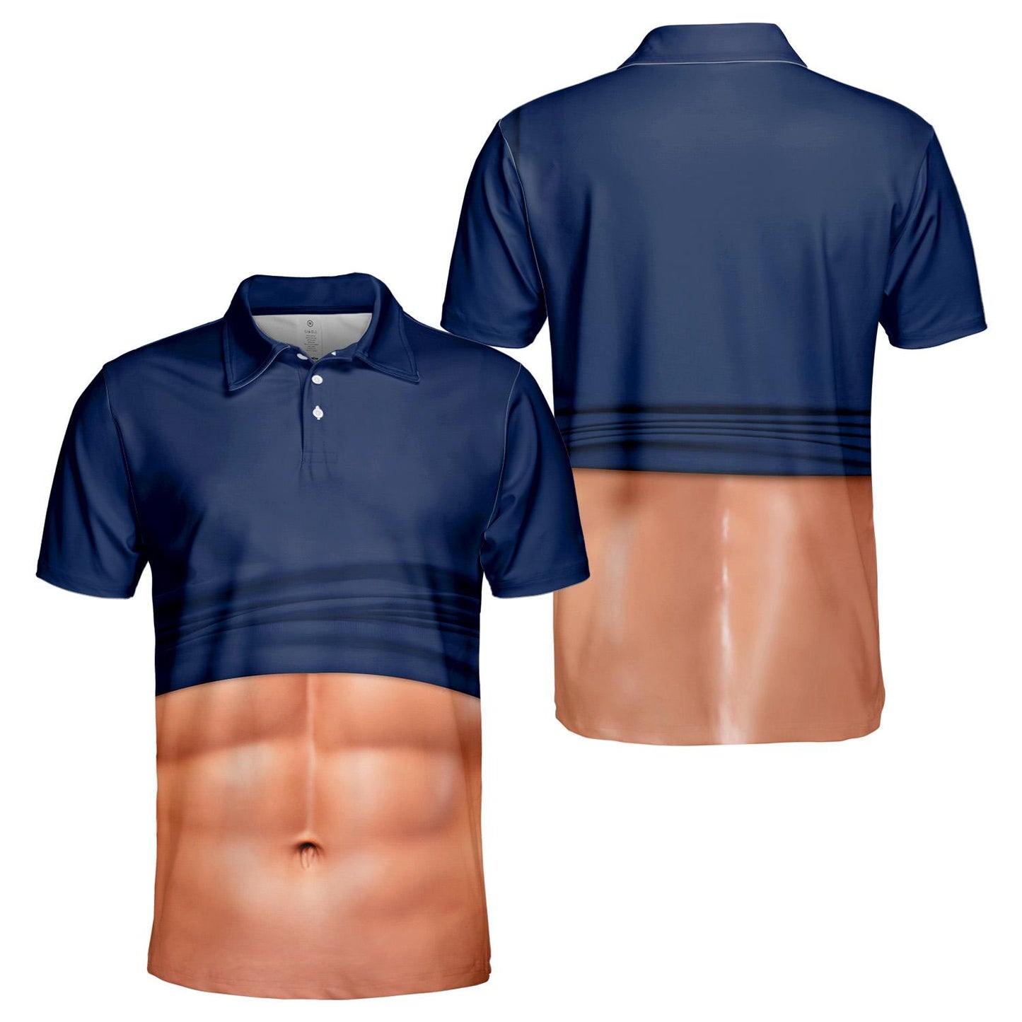 Funny Belly Polo Shirt for Men, Dad Bod  Novelty Beer Belly Shirt,