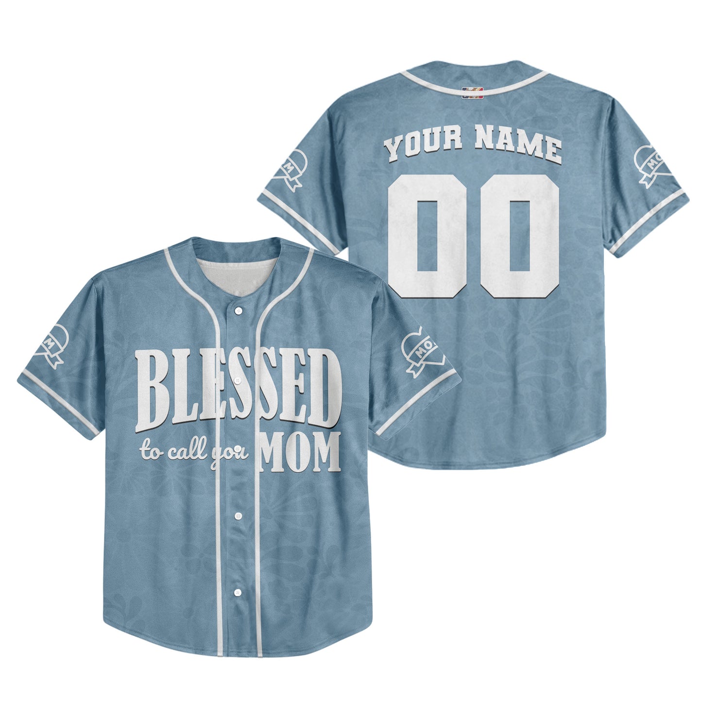 Custom Blessed to call you Mom Baseball Jersey